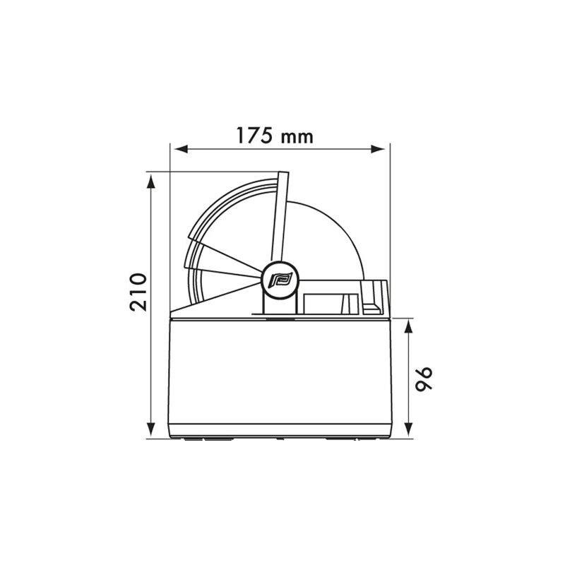 Olympic 135 White Compass with Binnacle