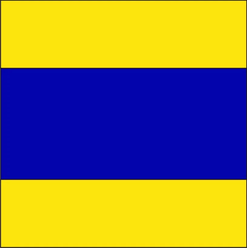Code Flag "D" 30cm x 40cm