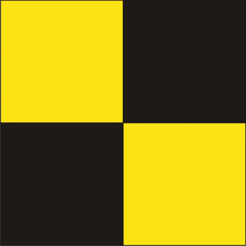 Code Flag "L" 30cm x 45cm