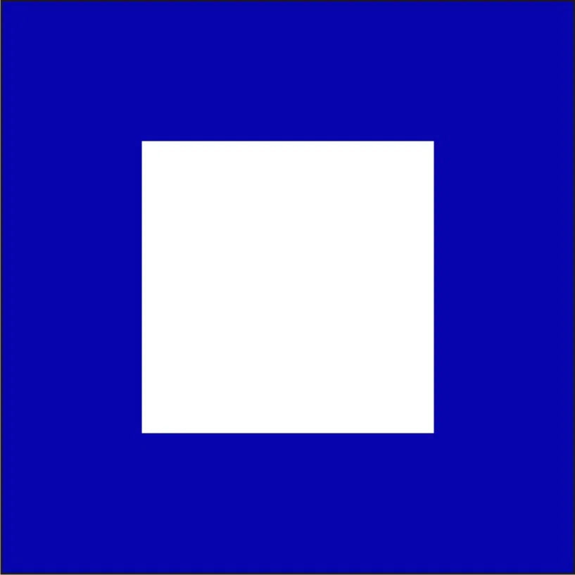 Code Flag "P" 30cm x 45cm