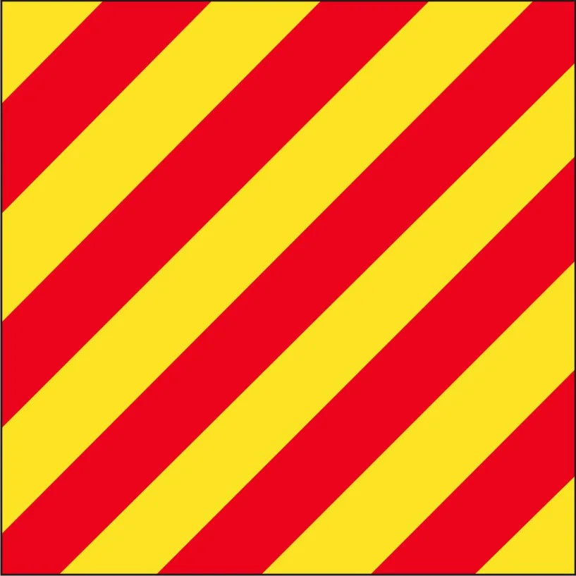 Code Flag "Y" 30cm x 45cm