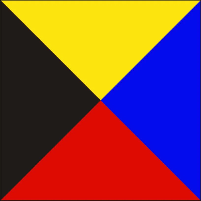 Code Flag "Z" 30cm x 45cm