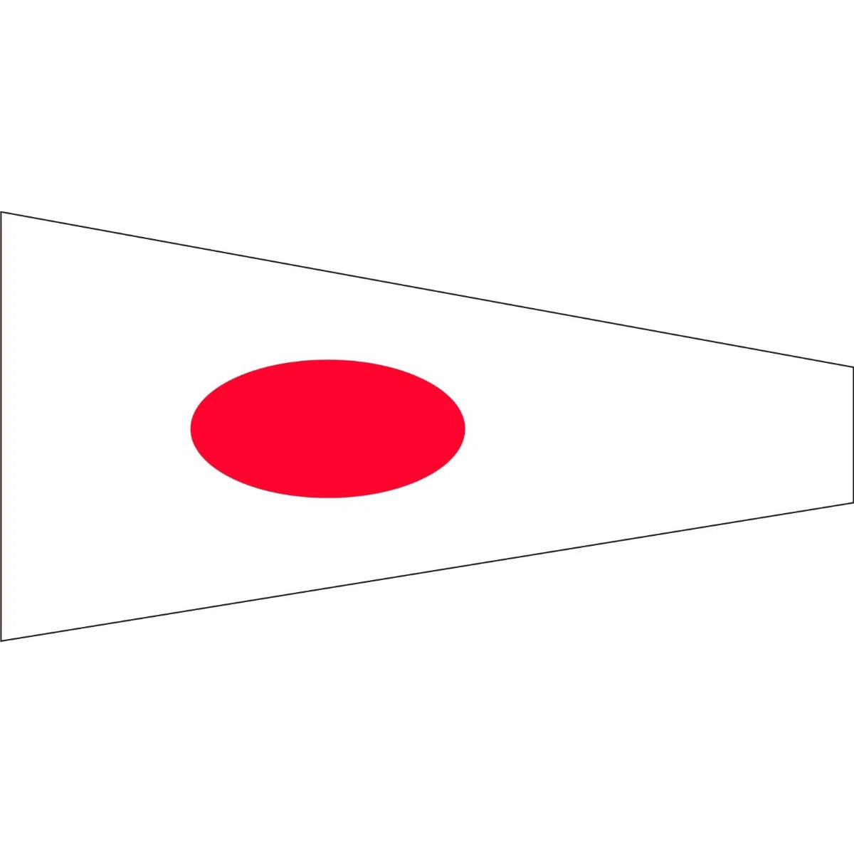 Code Flag No "1" 26cm x 58cm