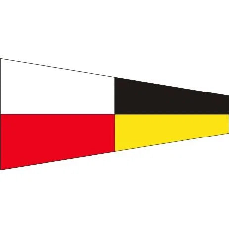 Code Flag No "9" 26cm x 58cm