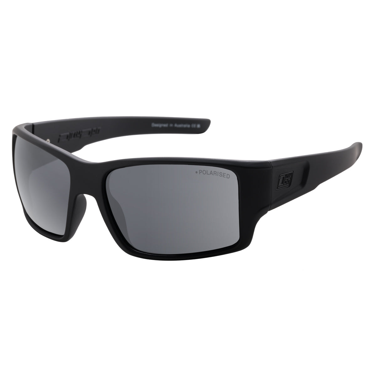 Dirty Dog Sunglasses Chill - Satin Black Grey Polarised