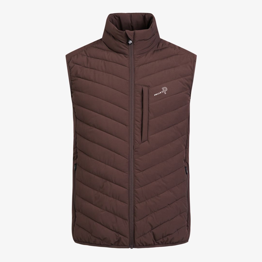 Arolla Vest, Carob Brown