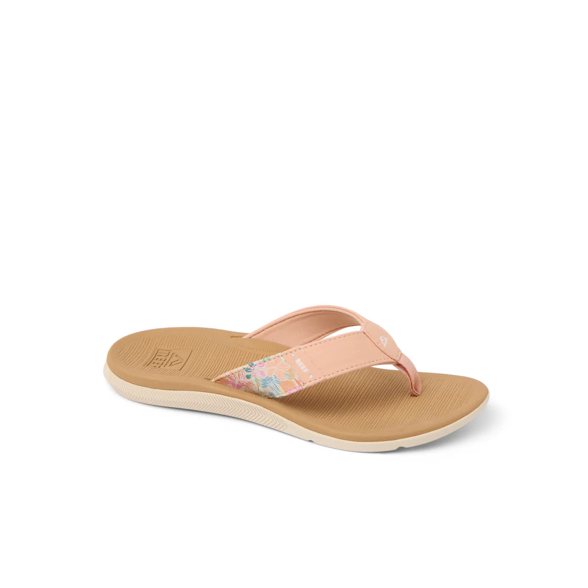Reef Women's Santa Ana Flip Flop Peach/Tan