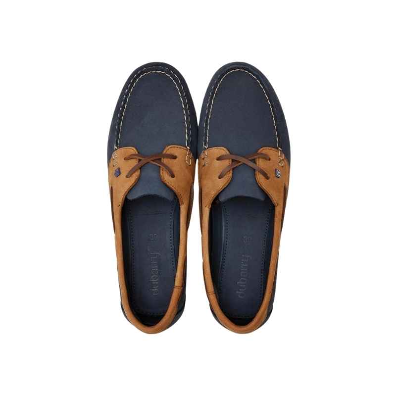 Dubarry Aruba Deck Shoe Denim/Tan 36