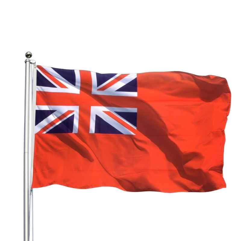 Red Printed Ensign Flag
