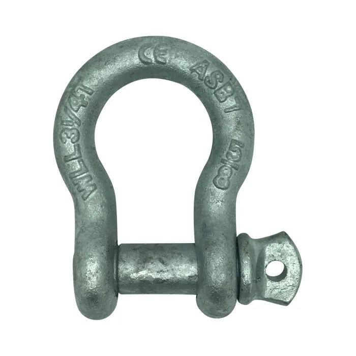 Bow Shackle Screw Pin Galv 5/16 x 3/8" 0.75T