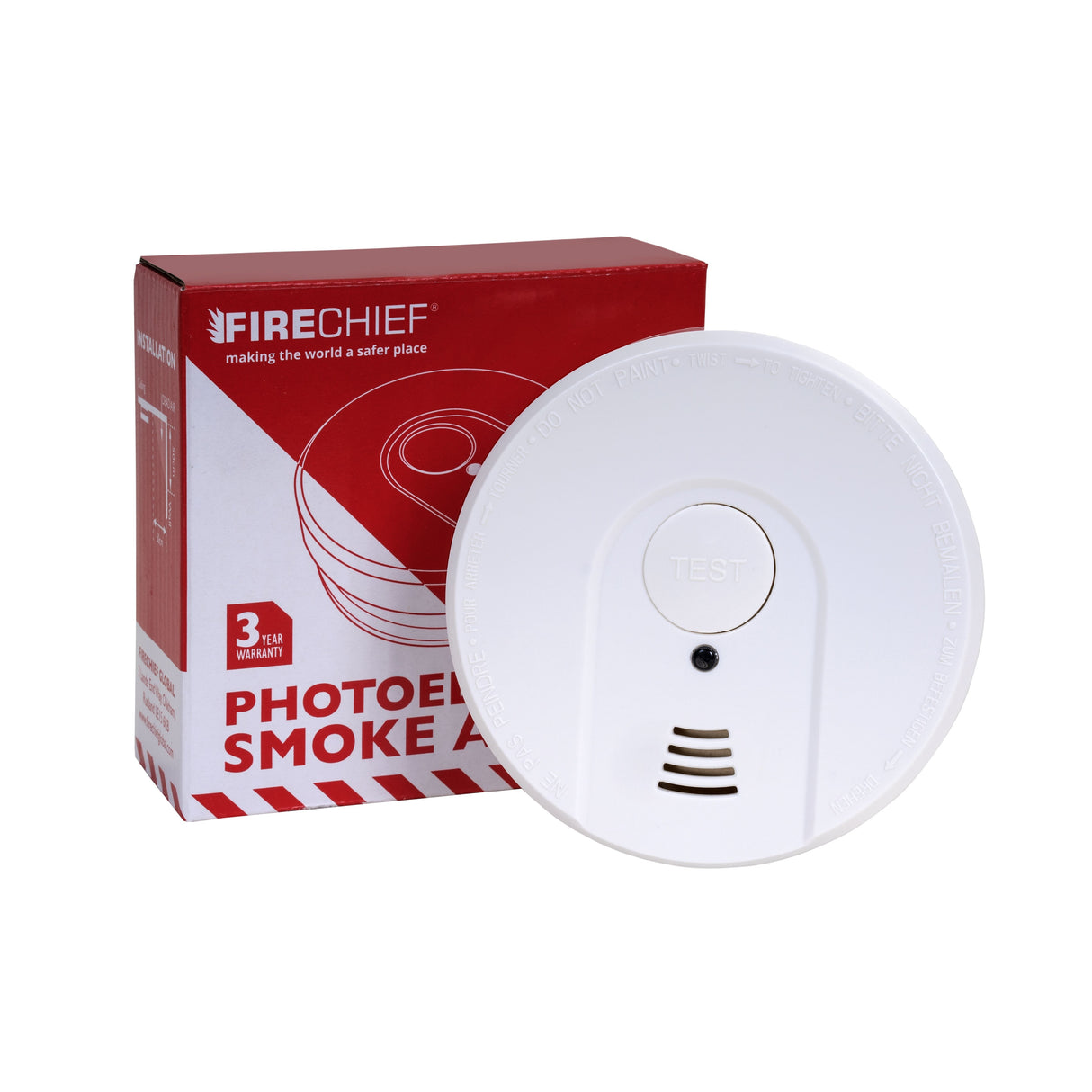 Firechief 9V Battery Optical Smoke Alarm (FBSD1)