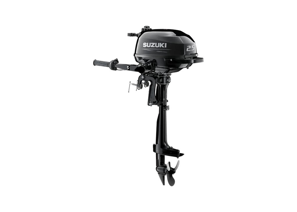 Suzuki 2.5hp 4 stroke, outboard engine.