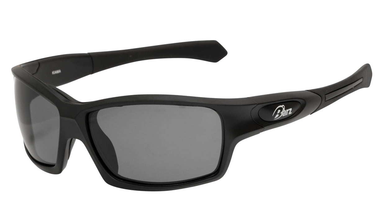 Barz Optics Kiama Floating Polarised Sunglass Goggle Matt Black/Grey