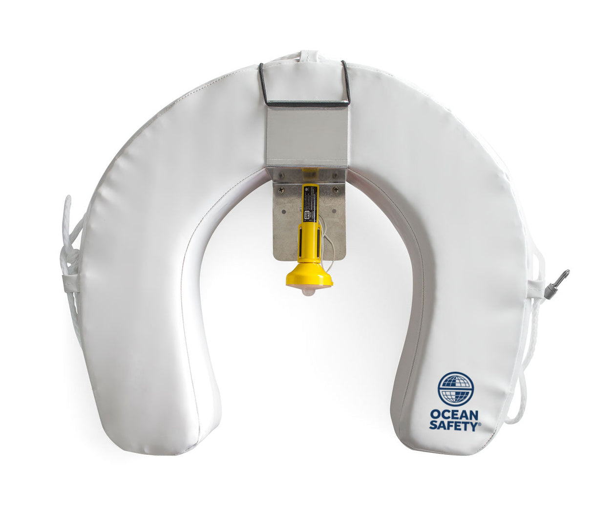 Ocean Safety Horseshoe Buoy Kit With Bracket and Aquaspec AQLBA Light