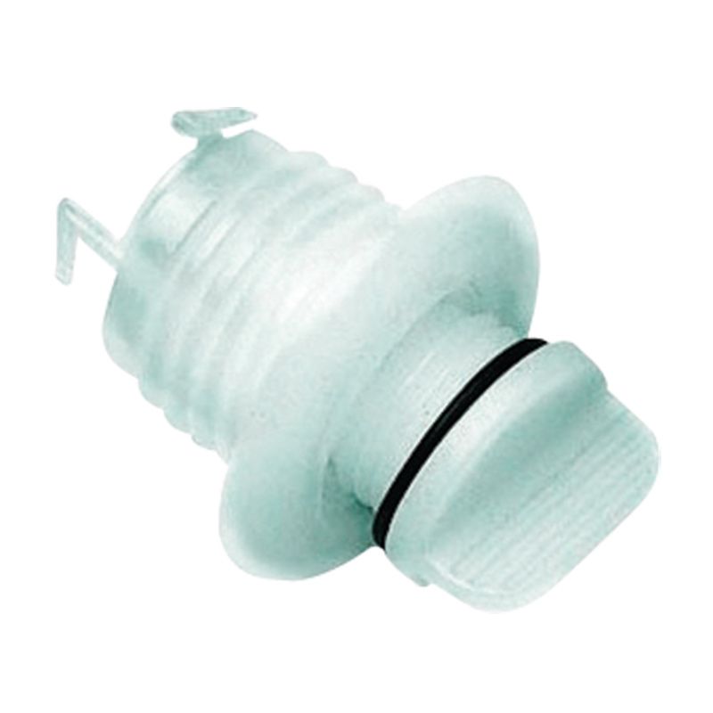 Lalizas Drain Socket w/Captive Plug Round 40mm White
