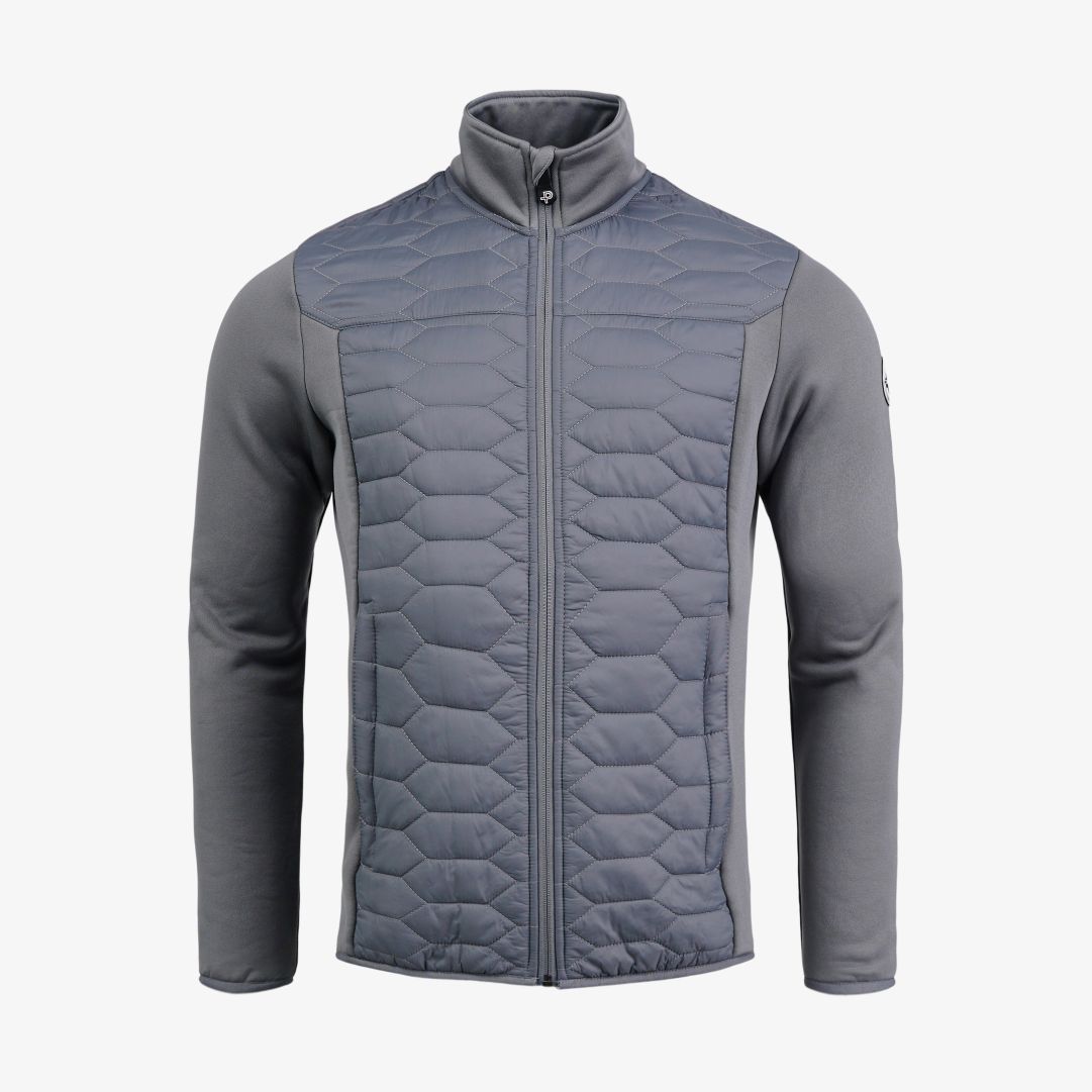 Levo Quilted Zip, Granite