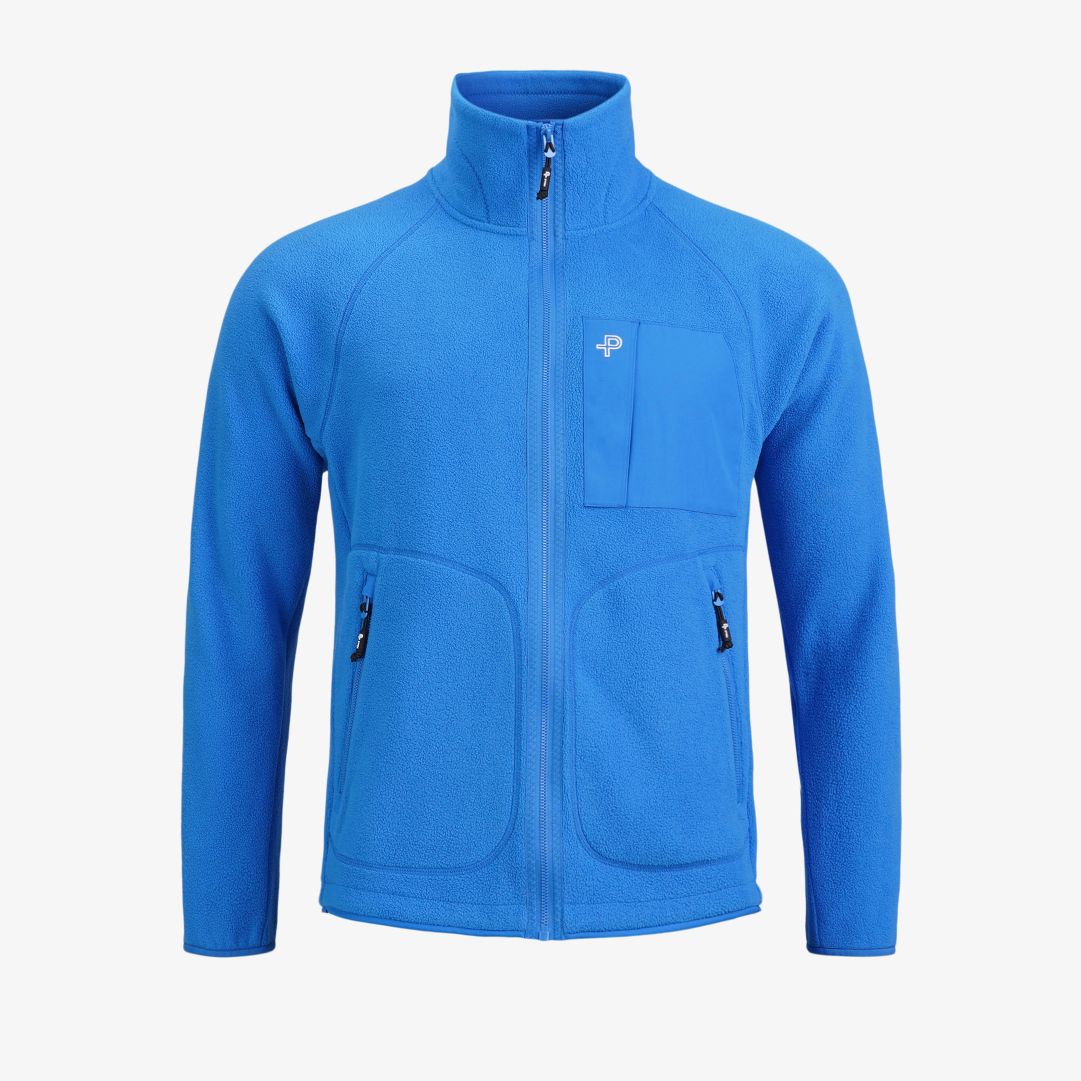 Loft Zip, Blue Poppy Solid