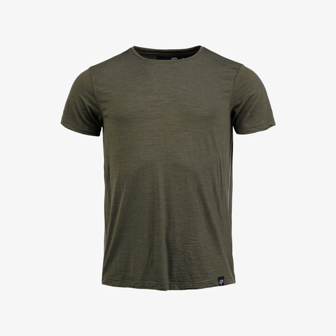 Merboo tee, Khaki Green