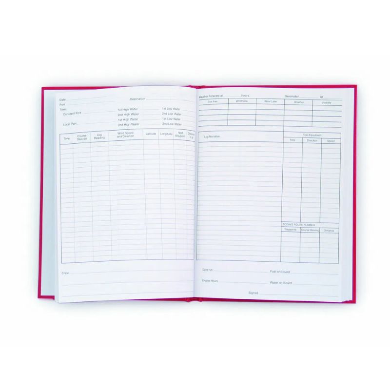 Meridian Zero Log Book Red
