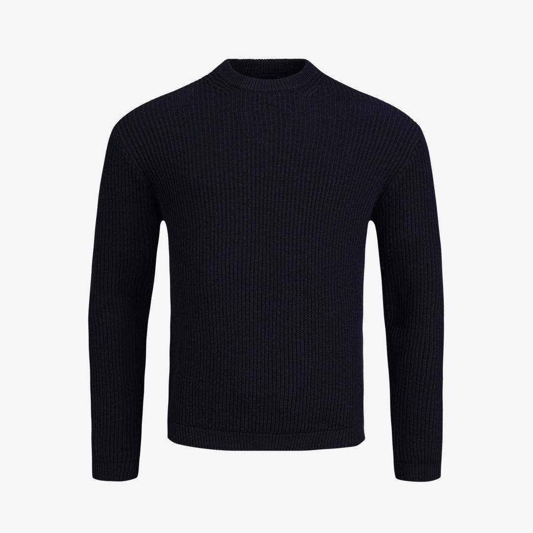 Mons Roundneck LS, Dk Navy Blue