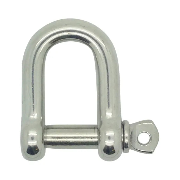 D Shackle Comm Stainless Steel