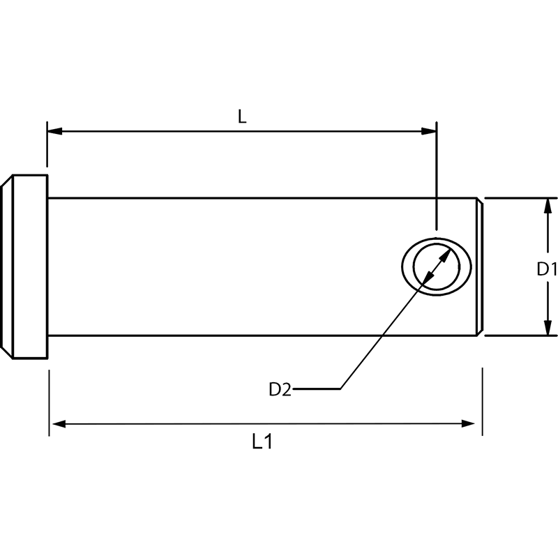 Clevis Pin & Split Ring 5 x 18mm