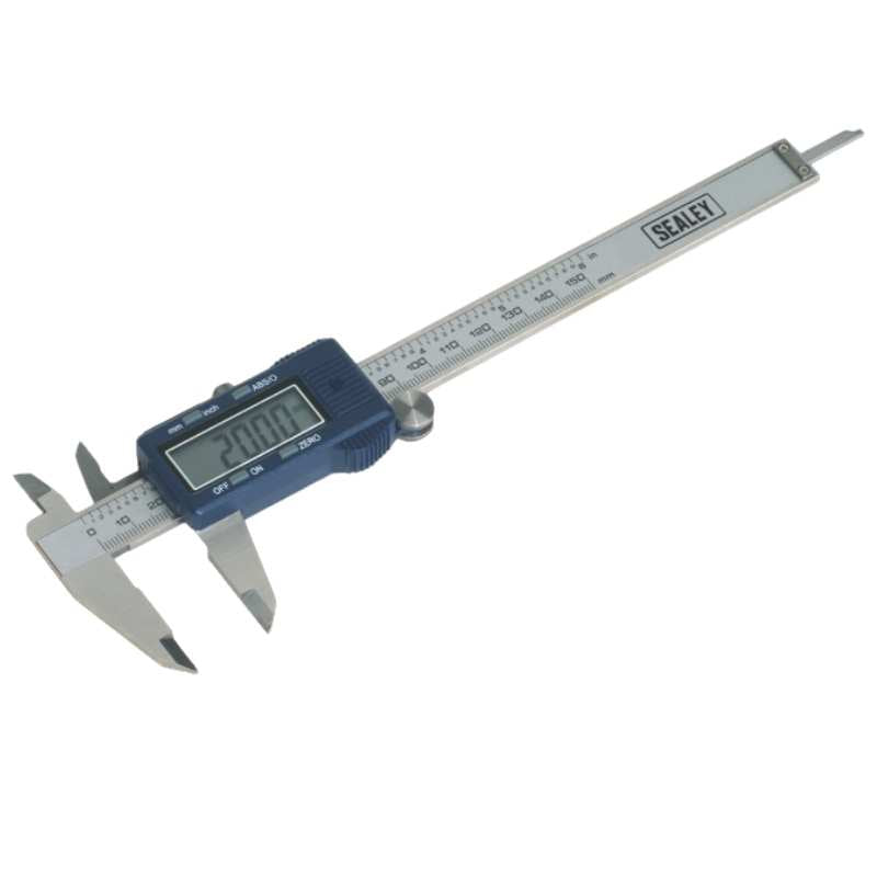 Sealey Digital Vernier Caliper 0-150mm(0-6")