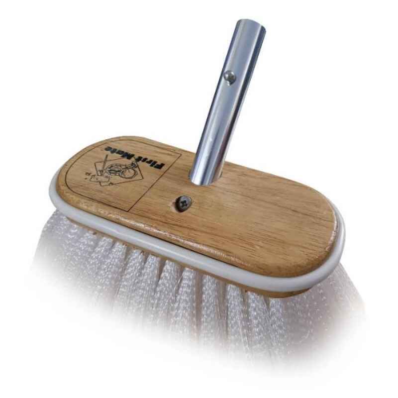 Swobbit Wooden Extra Stiff Deck Brush Head - 6.75"