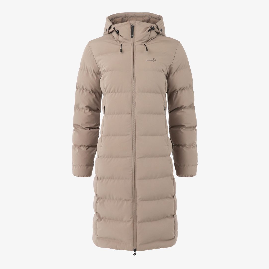 W Commodus Padded Coat, Cobblestone