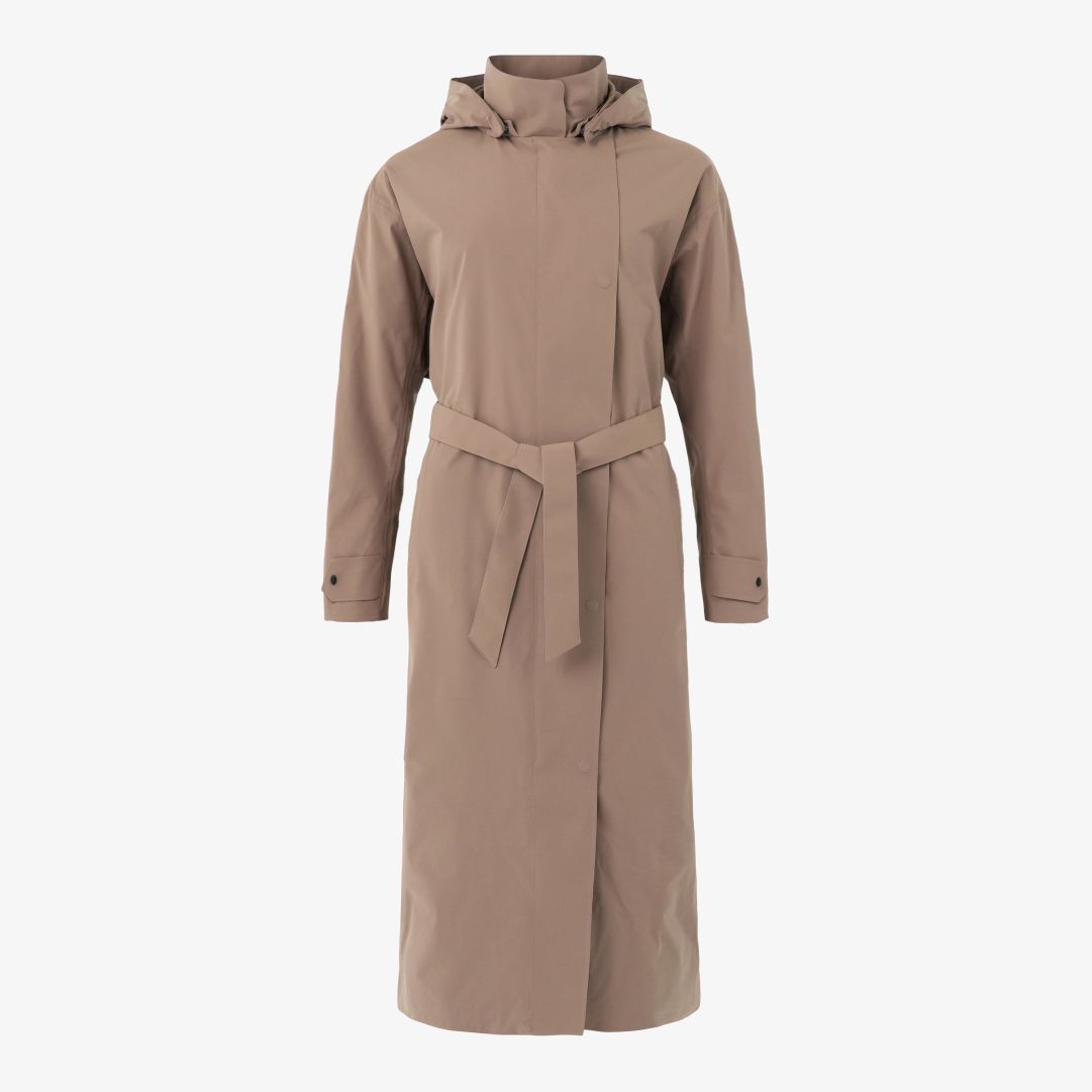 W Gelu Insulated Coat, Toffee