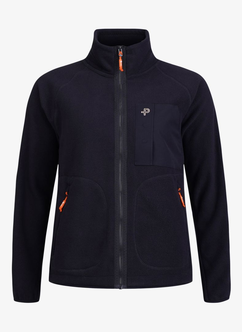 W Loft zip, Dk Navy Solid
