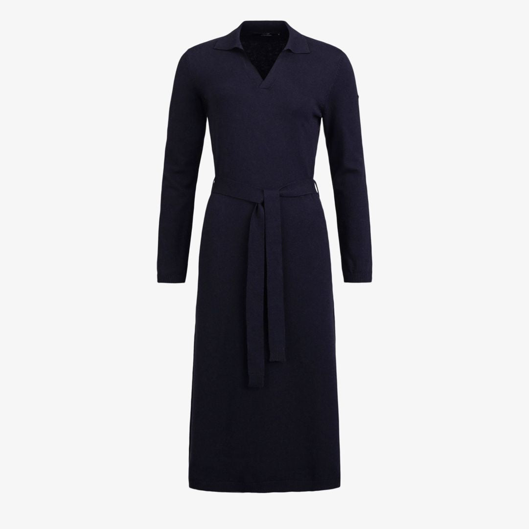 W Tiller Polo dress, Dk Navy Blue