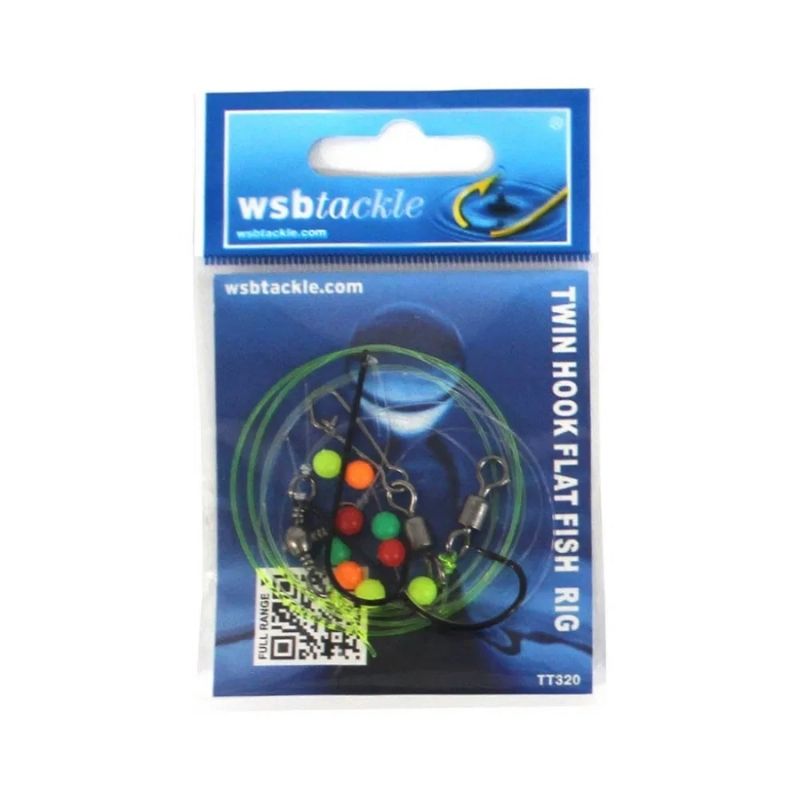 WSB Twin Hooks Flat Fish Rig