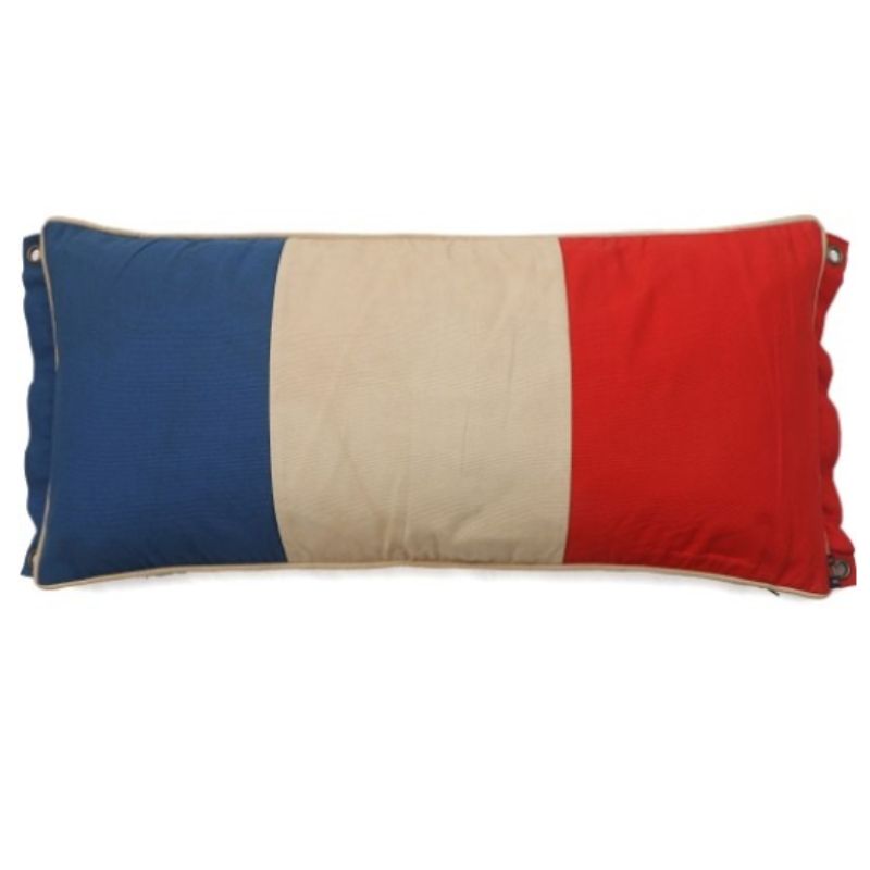 French Flag Pillow