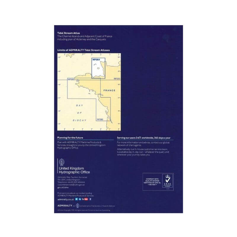 The Channel Islands & Adjacent Coast of France Tidal Stream Atlas