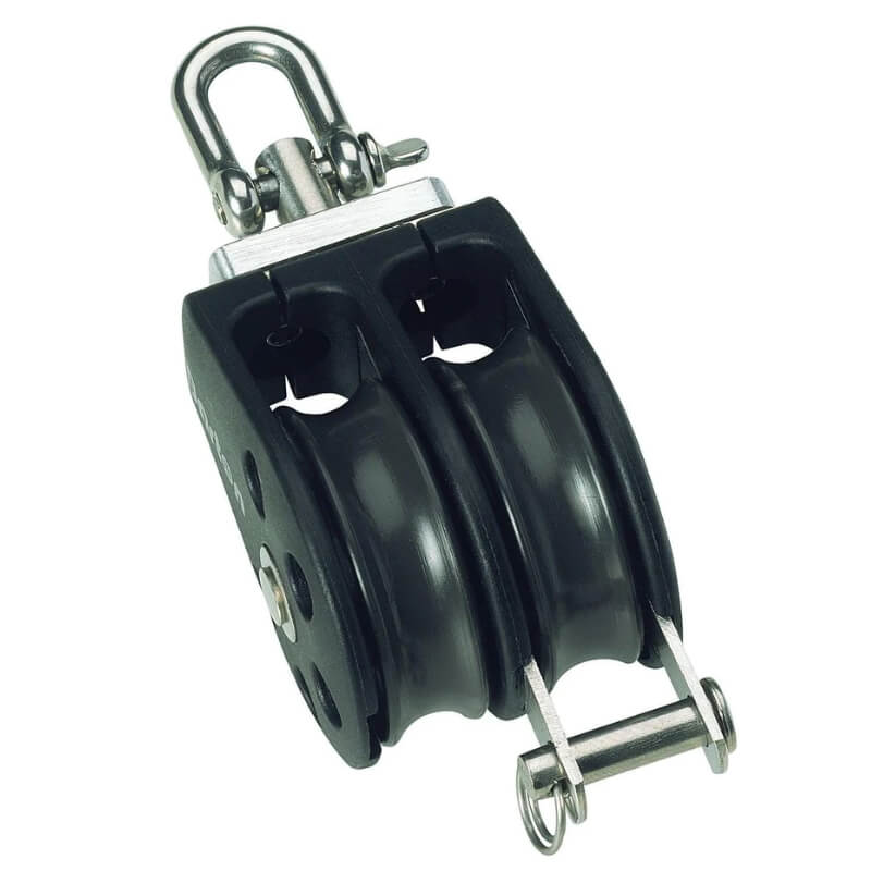 Barton Marine Double Block with Swivel and Becket