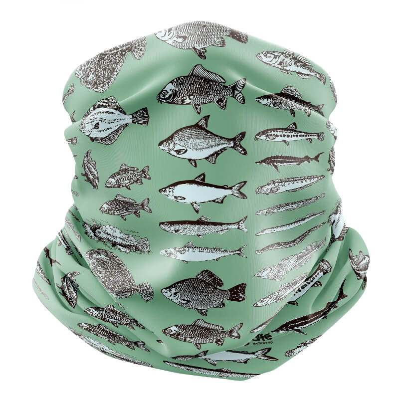 Giraffe Snood Multifunctional Headwear - Fish Variety