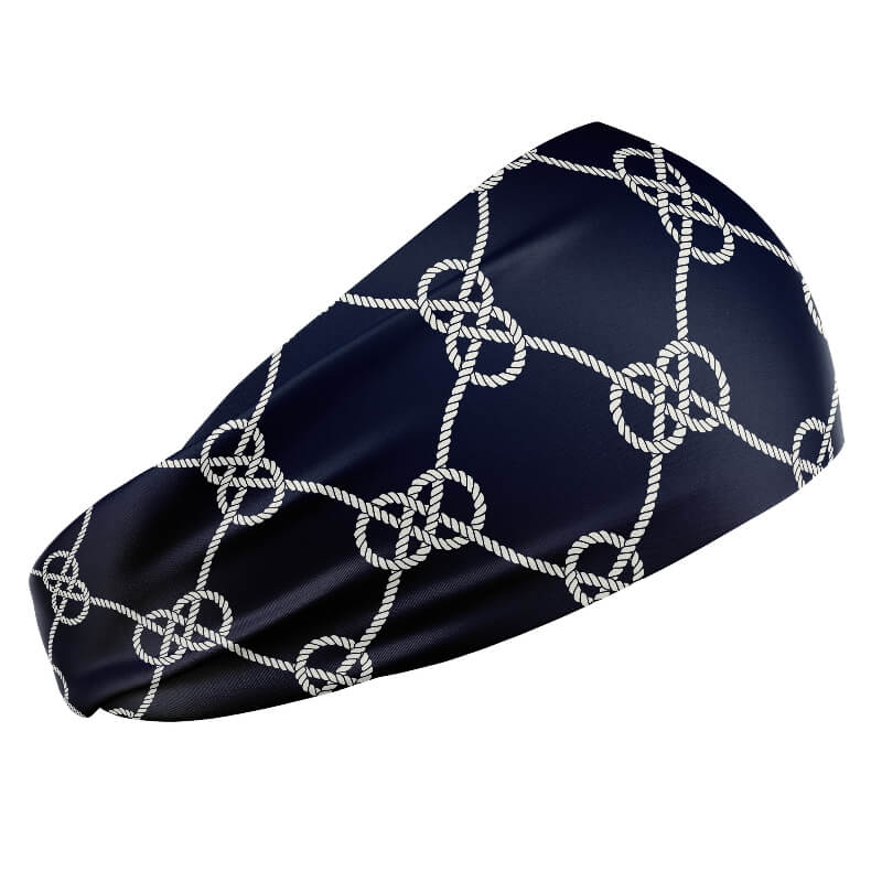 Giraffe Snood Multifunctional Headwear - Navy Knots