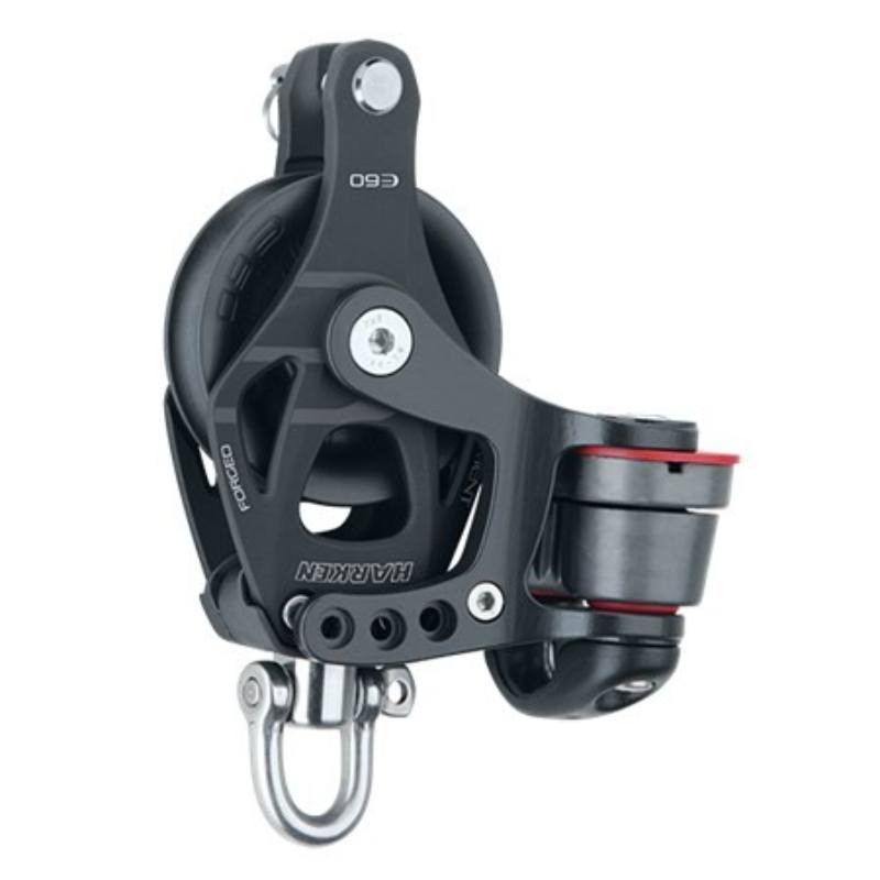Harken 60mm Single Swivel Element with 150 Cam and Becket