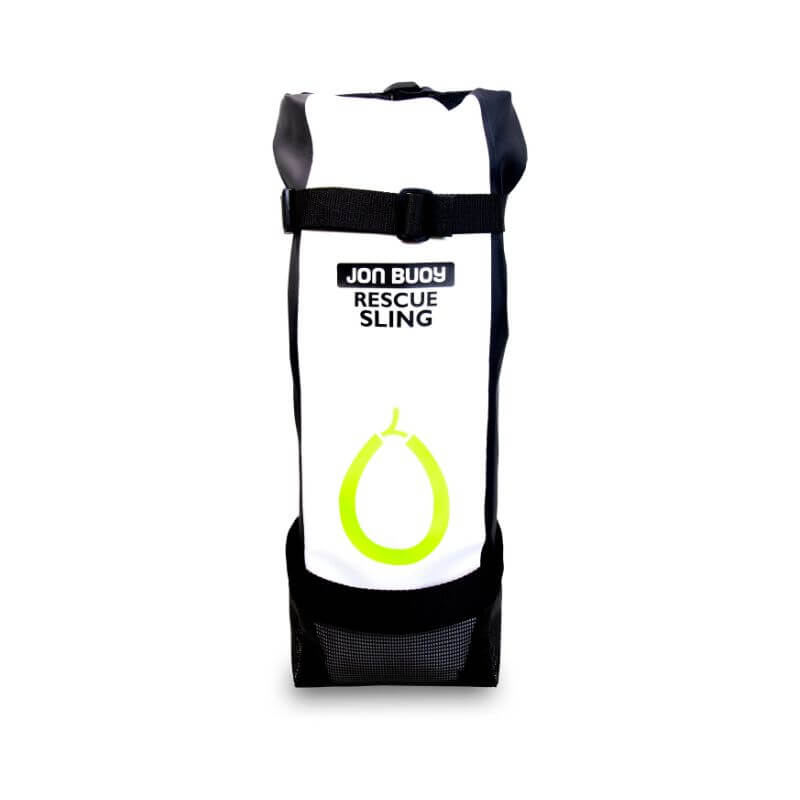 Jon Buoy rescue sling in a soft case
