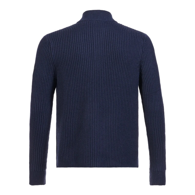 Musto Marina Button Neck Knit Sweater - Navy / Medium