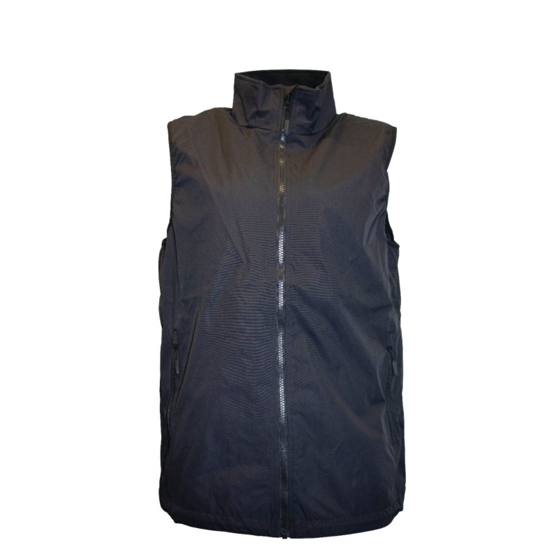 Black Gilet Mesh Lined Size XXL