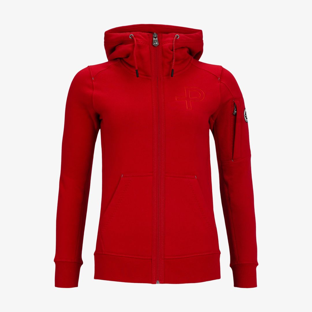 W P-hoodie, Race red