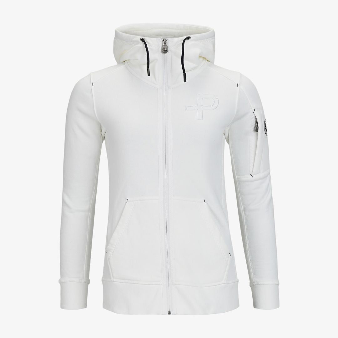 W P-hoodie, White