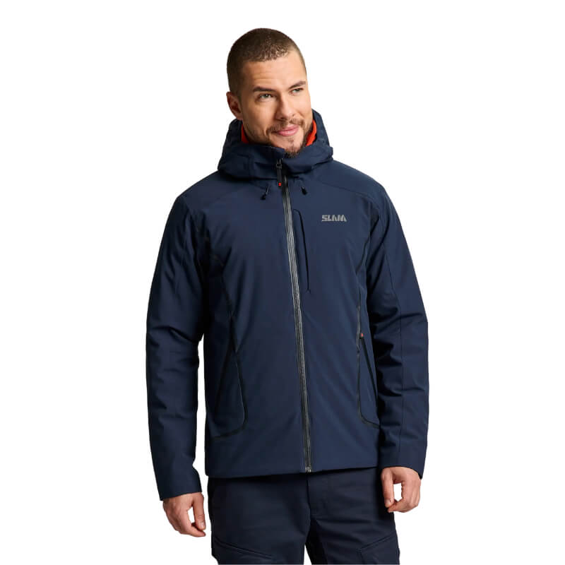 Slam Active Hooded Ins Jacket Dark Navy XS
