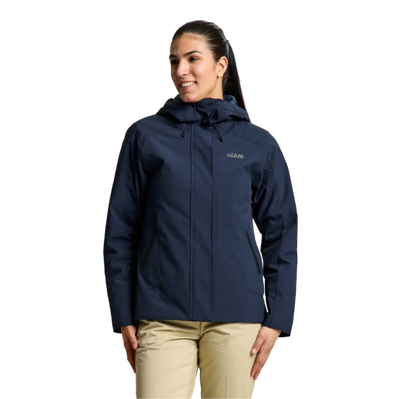 Slam W Active Hooded Ins Jacket Dark Navy XL