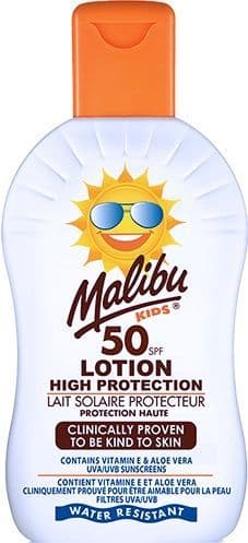 Malibu Kids Sun Tan Lotion SPF50 200ml