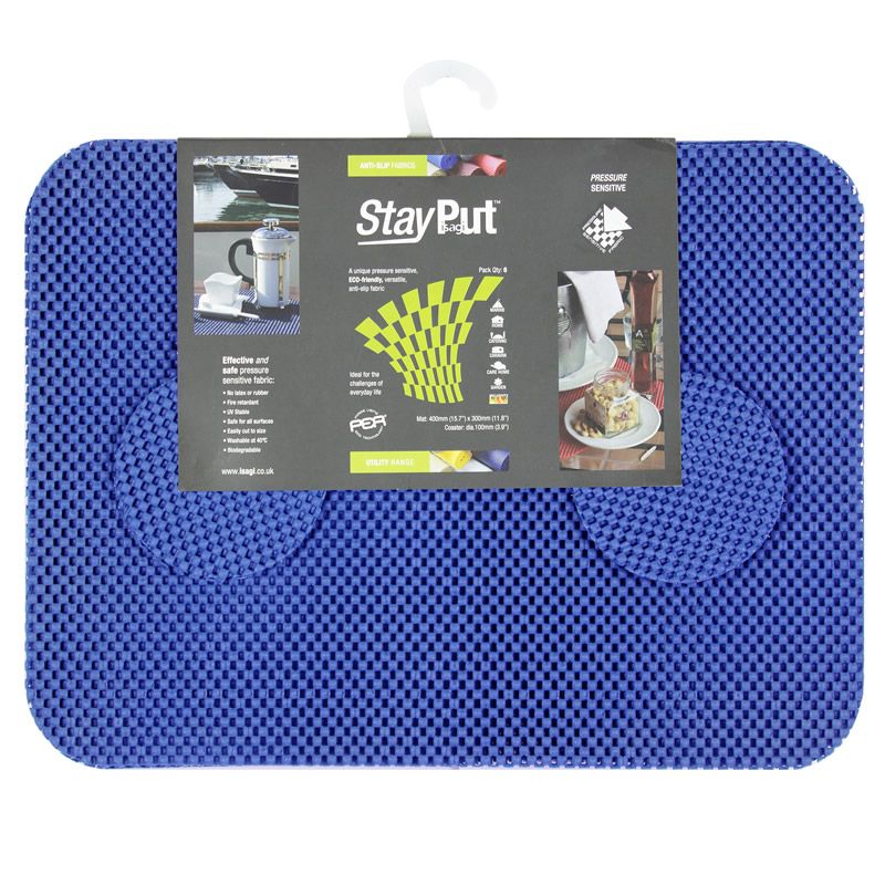 StayPut Non-Slip Placemat & Coaster Set