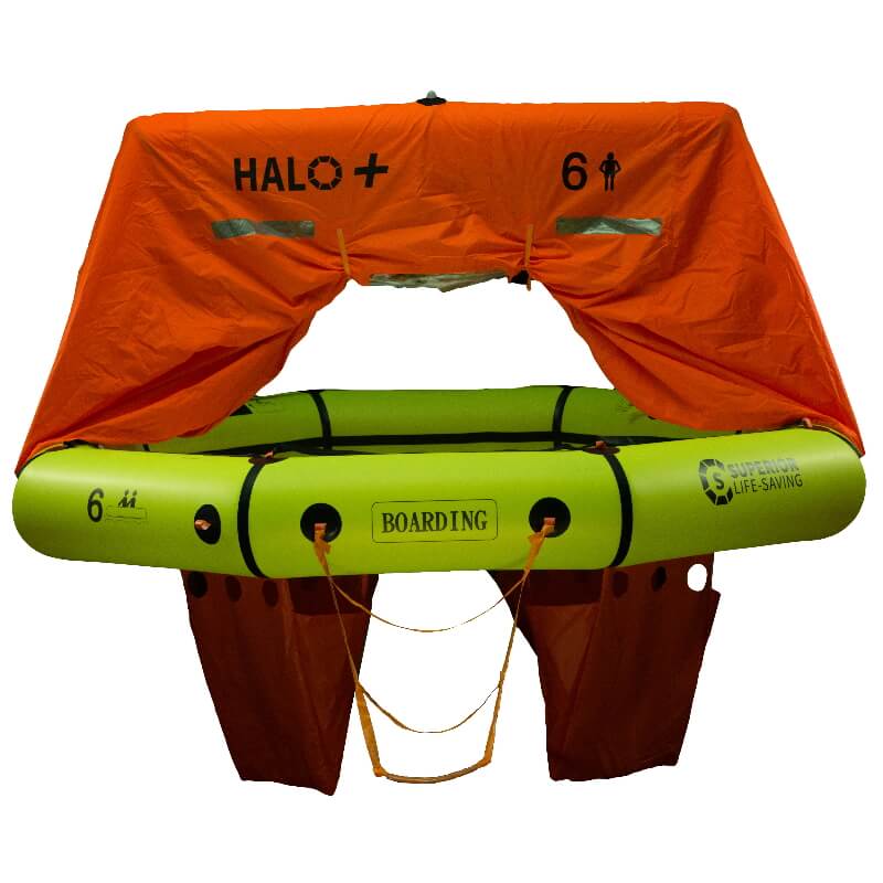 Superior Liferaft HALO4+ with Canopy