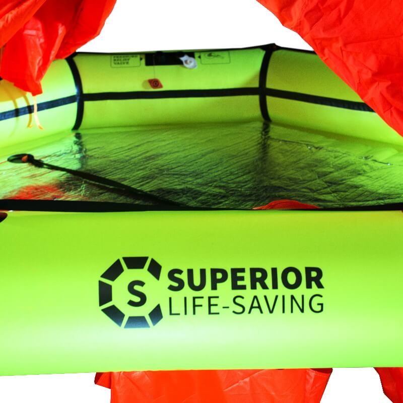Superior Liferaft HALO4+ with Canopy
